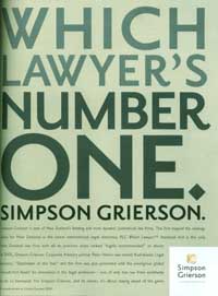 Simpson Grierson advertisement